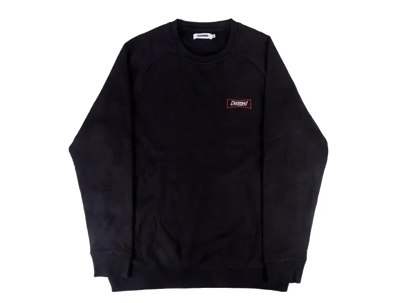 Doomed Brand "Wud Bieser Sweater" Pullover - Black