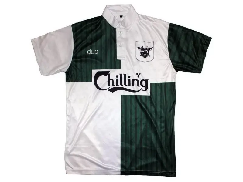 DUB BMX "96 Away" Trikot Shirt - White/Green
