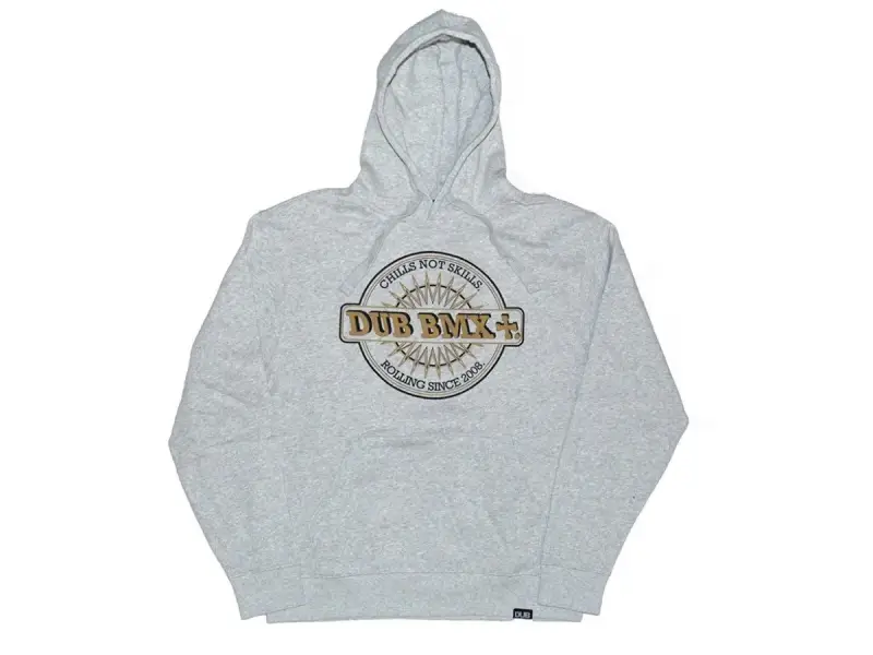 DUB BMX "Chills" Hooded Pullover - Grey