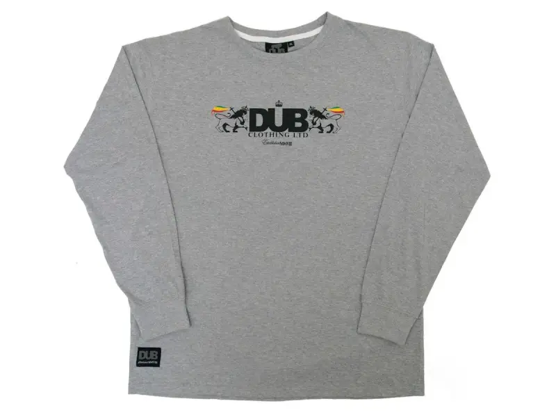 DUB BMX "Crest" Longsleeve - Grey