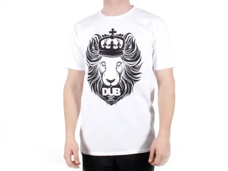 DUB BMX "Lion Crown" T-Shirt - White