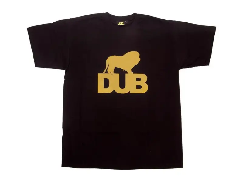 DUB BMX "Lion" T-Shirt - Black/Gold
