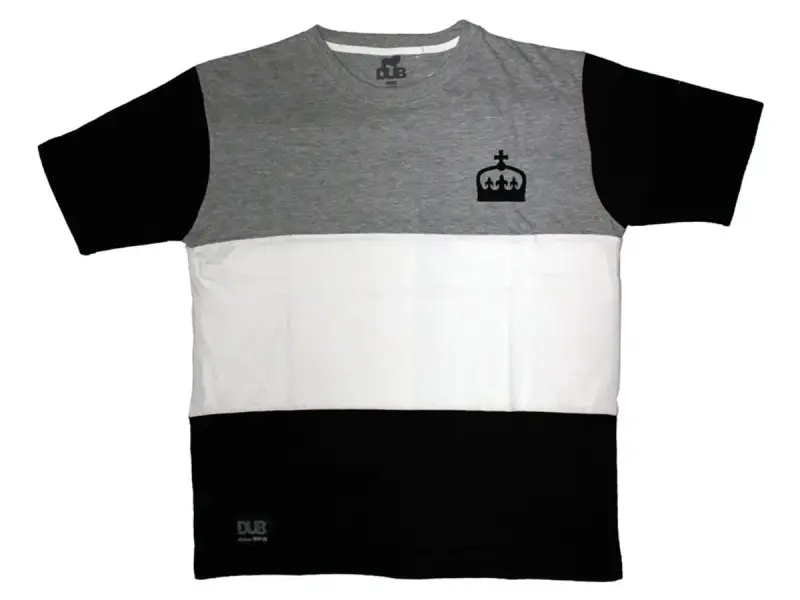 DUB BMX "Mono" T-Shirt - Grey/White/Black