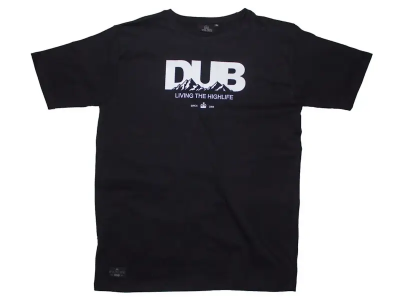 DUB BMX "Peak" T-Shirt - Black