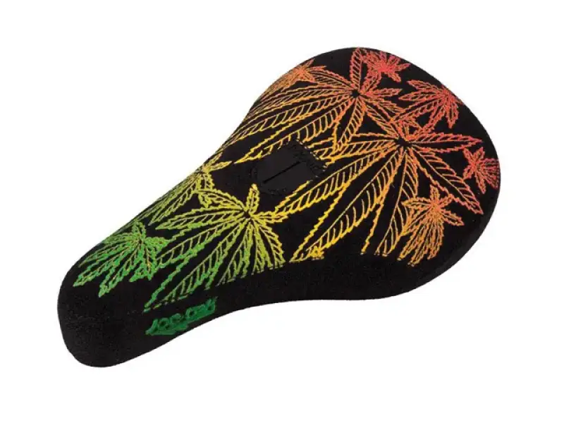 DUB BMX "Rasta Leaves Mid Pivotal" Sattel
