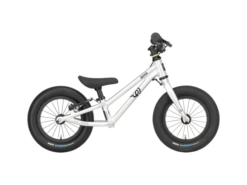Early Rider "Belter 12" MTB Kids Balance Bike - 12 Inch - Brushed Aluminium
