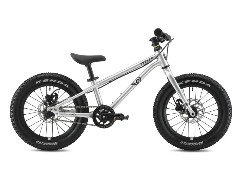 Early Rider "Seeker 16" MTB Kids Bike - 16 Inch - Brushed Aluminium