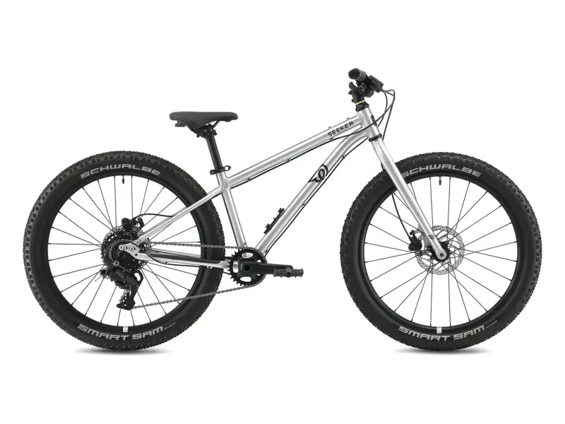 Early Rider "Seeker 24" MTB Kids Bike - 24 Inch - Brushed Aluminium