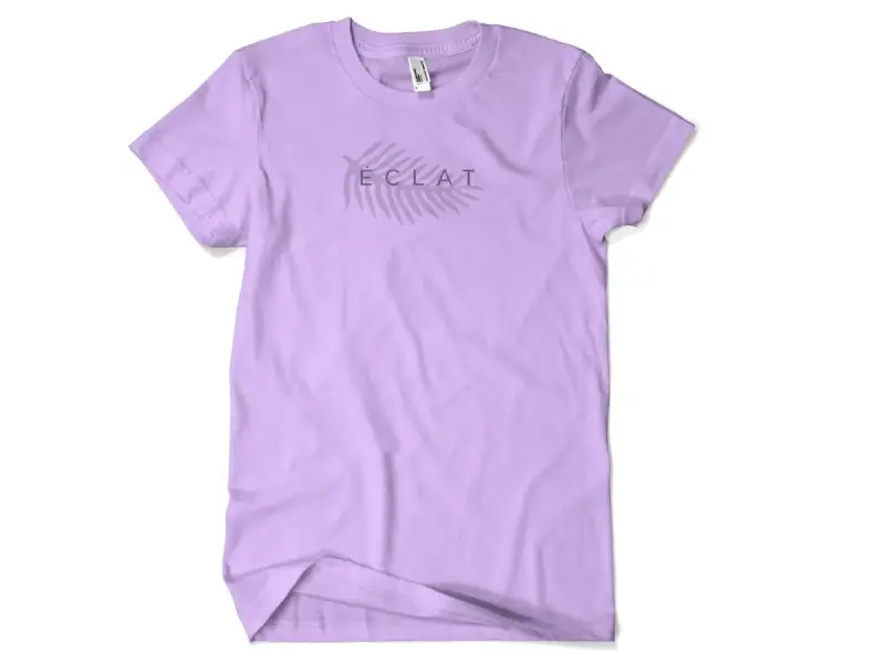 eclat "Monstera" T-Shirt - Lilac