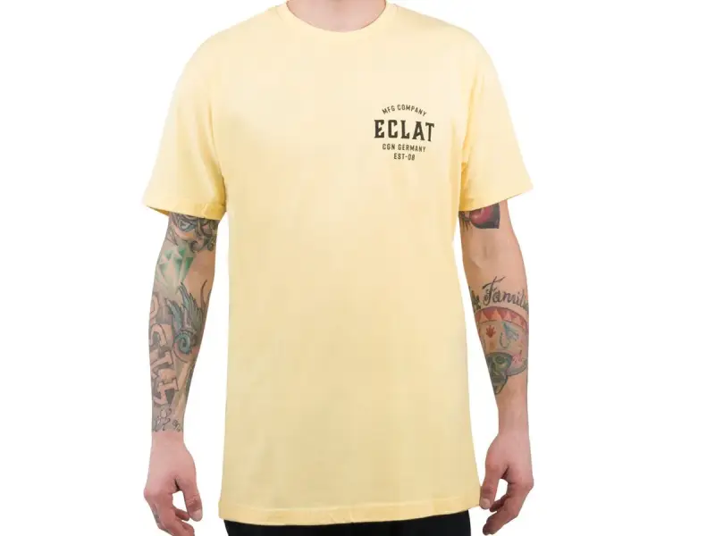 eclat "MFG Company" T-Shirt - Yellow