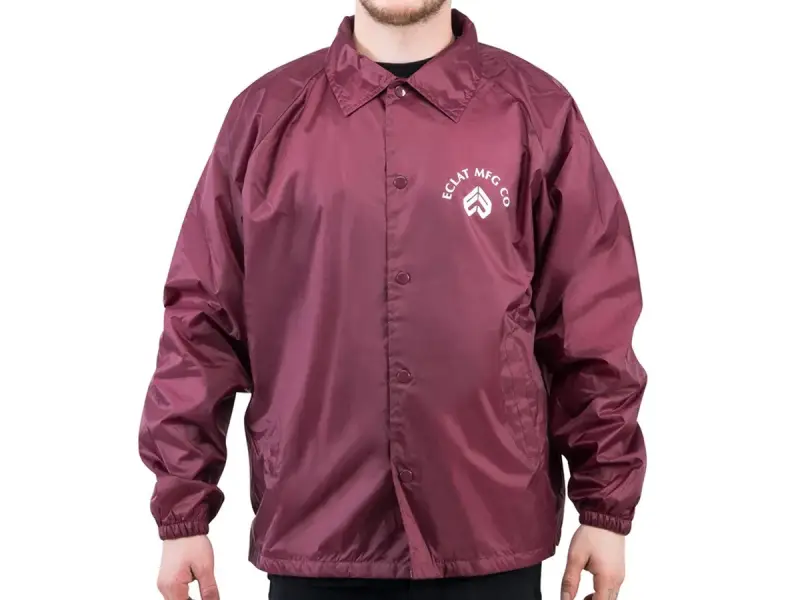 eclat "MFG Company" Windbreaker Jacket - Maroon