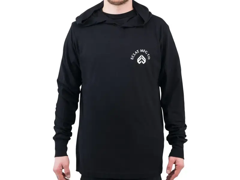 eclat "Tiger" Hooded Longsleeve - Black
