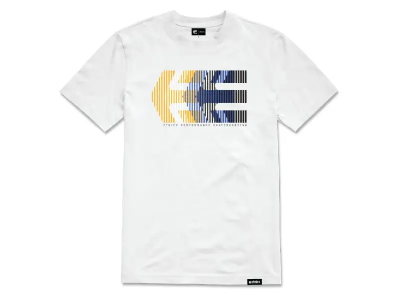 Etnies "After Burn" T-Shirt - White/Yellow