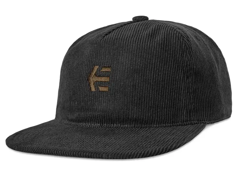 Etnies "Arrow Cord Strapback" Kappe - Black/Brown