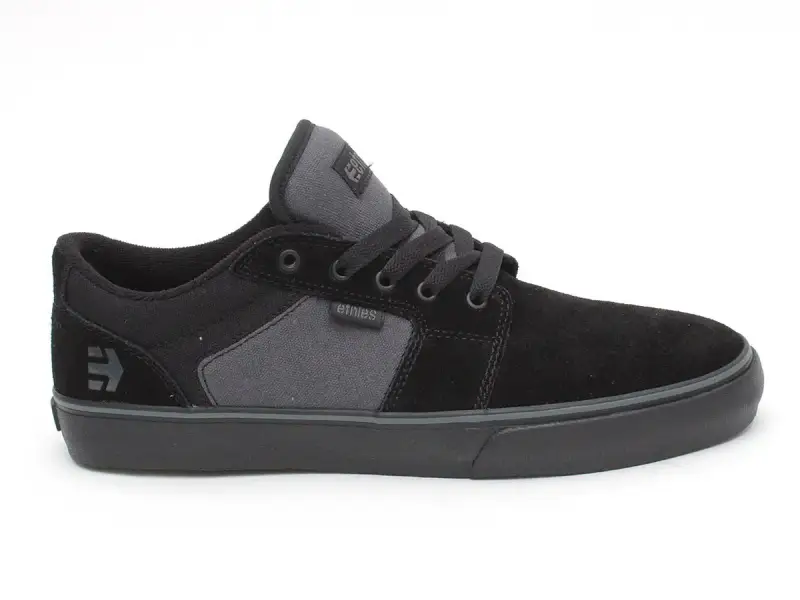 Etnies "Barge LS" Shoes - Black/Grey/Black