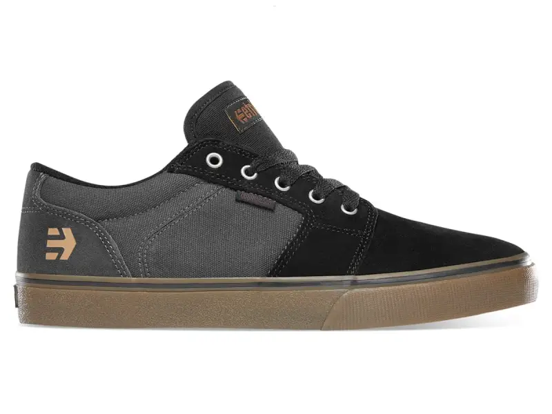 Etnies "Barge LS" Shoes - Black/Gum/Dark Grey