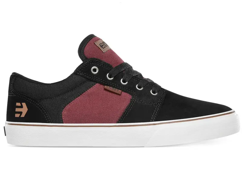 Etnies "Barge LS" Shoes - Black/Red/Beige