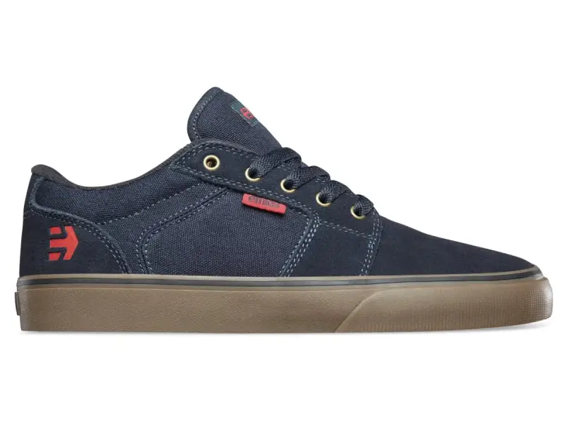 Etnies "Barge LS" Shoes - Navy/Gum/Gold