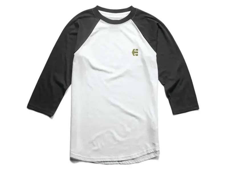 Etnies "Baseline Raglan" 3/4 Longsleeve - White/Black