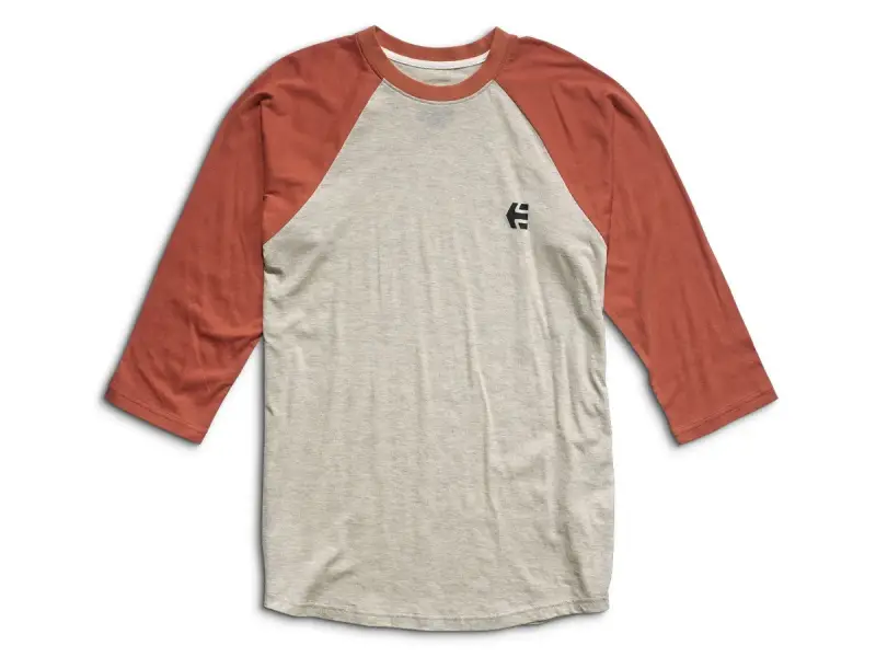 Etnies "Baseline Raglan" 3/4 Longsleeve - White/Orange