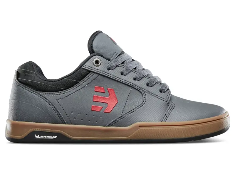 Etnies "Camber Crank" Shoes - Grey/Gum/Red