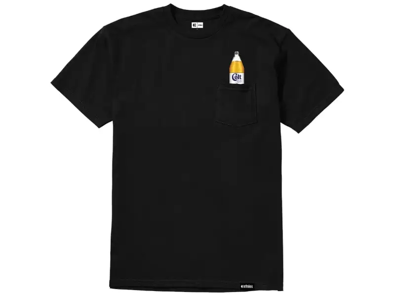Etnies "Colt 45 Pocket Tee" T-Shirt - Black