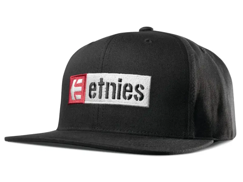 Etnies "Corp Box Mix Snapback" Cap - Black