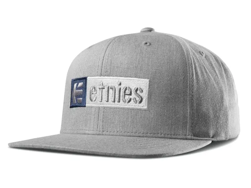 Etnies "Corp Box Mix Snapback" Kappe - Grey/Heather