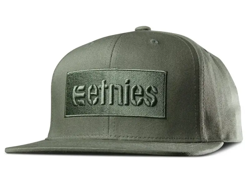 Etnies "Corp Box Snapback" Cap - Olive