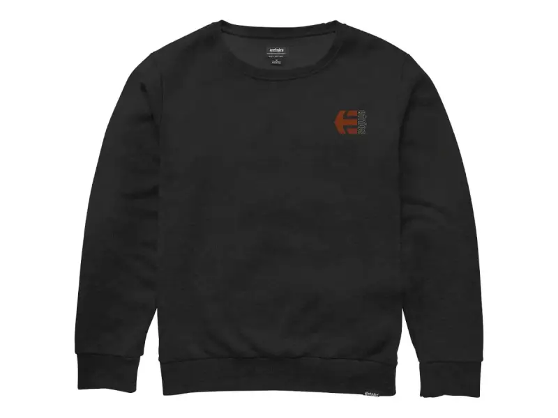 Etnies "Corp Combo Crew" Pullover - Black/Red