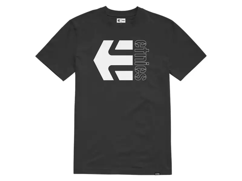 Etnies "Corp Combo Tee" T-Shirt - Black/White
