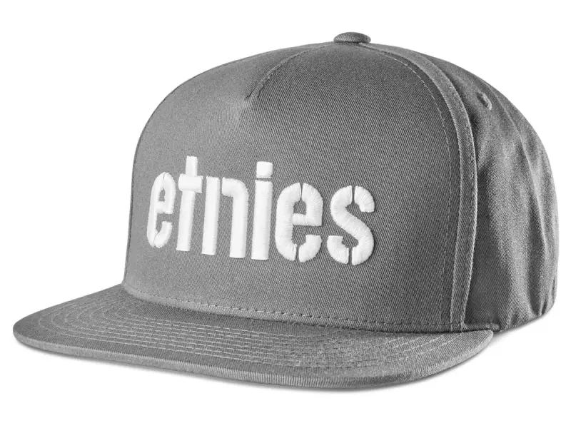 Etnies "Corp Snapback" Cap - Grey/White