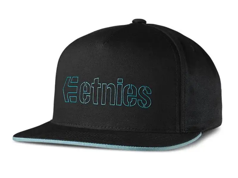Etnies "Corporate 5" Kappe - Black/Turquoise
