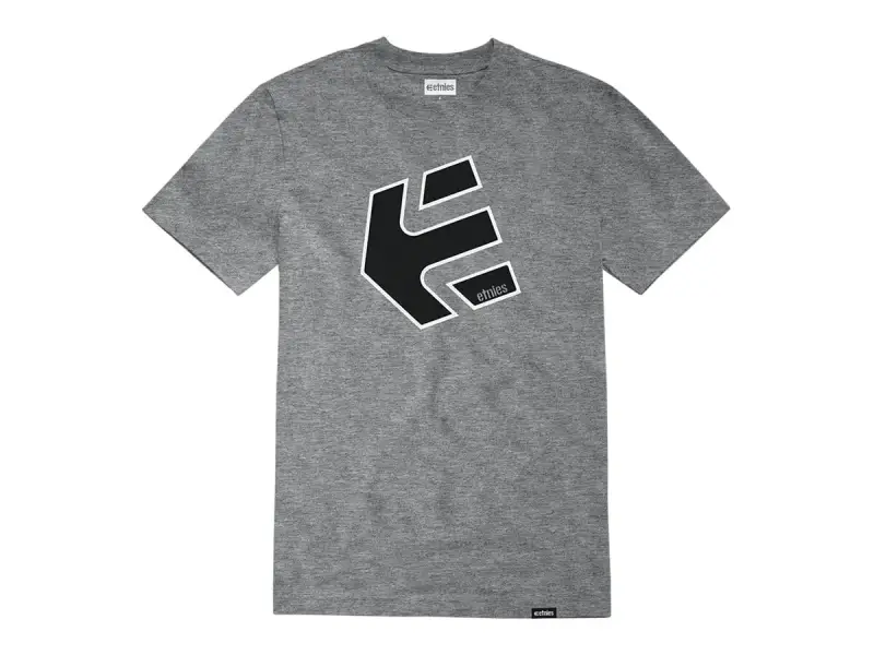 Etnies "Crank SS Tee" T-Shirt - Grey/Heather