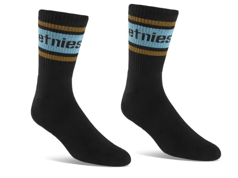 Etnies "Crew" Socks - Black/Blue