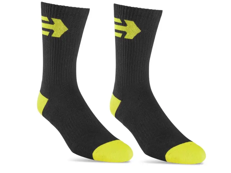 Etnies "Direct" Socks - Black/Yellow