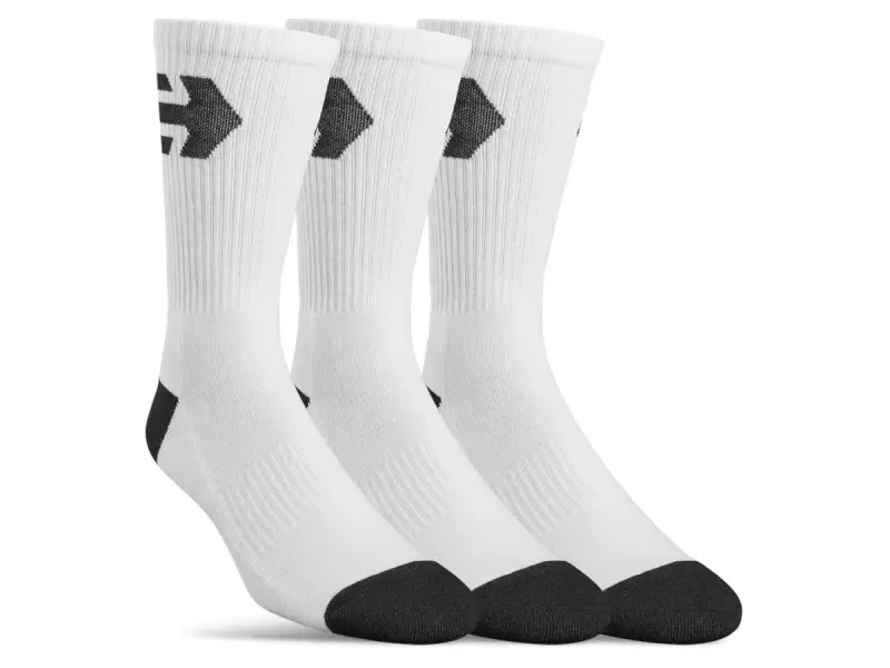 Etnies "Direct V2 3 Pack" Socks (3 Pair) - White