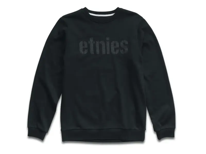 Etnies "E-Lock Crew" Pullover - Black/Grey