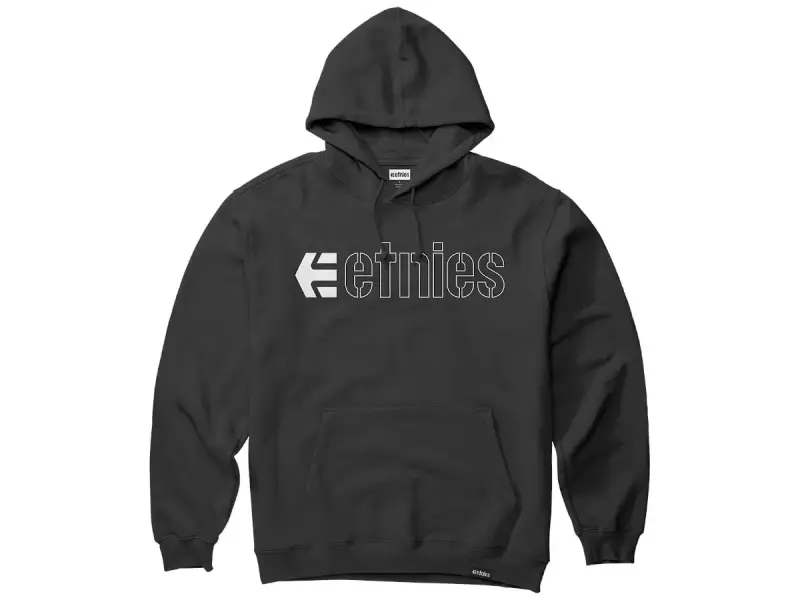 Etnies "Ecorp" Hooded Pullover - Black/White
