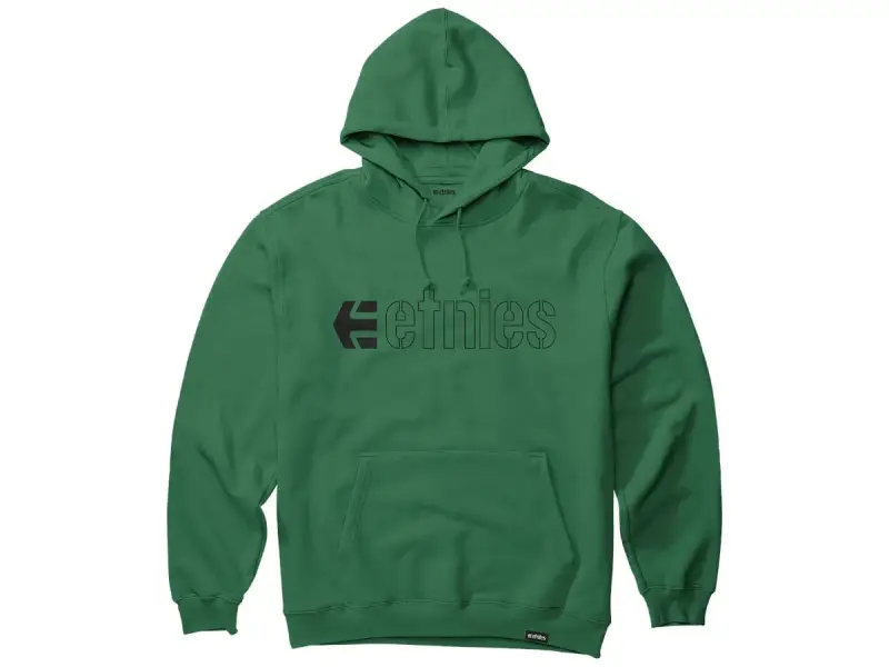 Etnies "Ecorp" Hooded Pullover - Green/Black