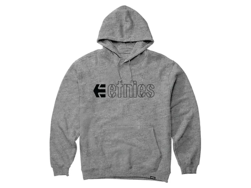 Etnies "Ecorp" Hooded Pullover - Grey/Heather