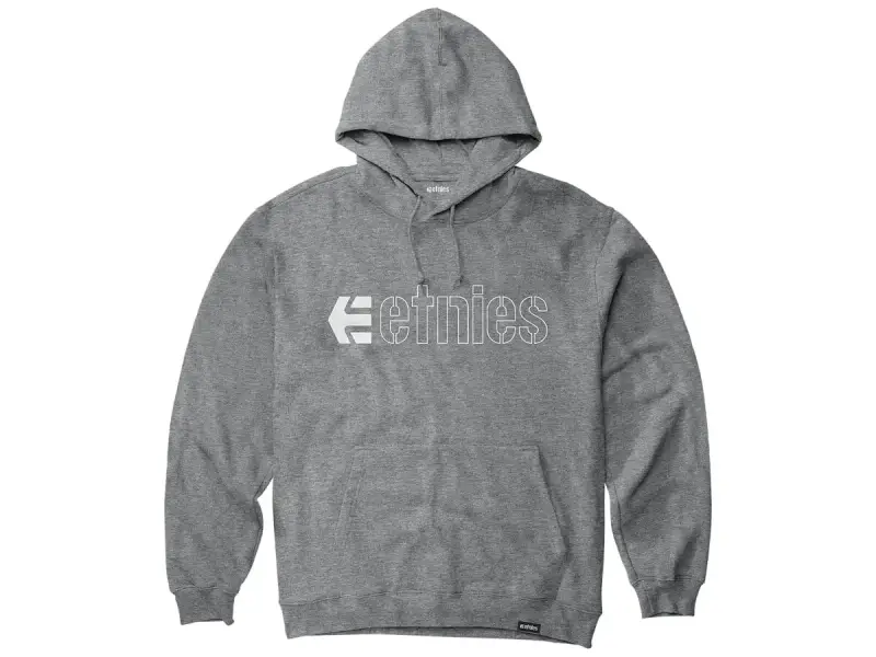 Etnies "Ecorp" Hooded Pullover - Grey/White