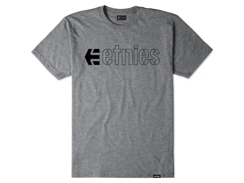 Etnies "Ecorp Tee" T-Shirt - Grey/Heather