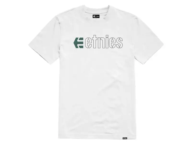 Etnies "Ecorp Tee" T-Shirt - White/Black/Green