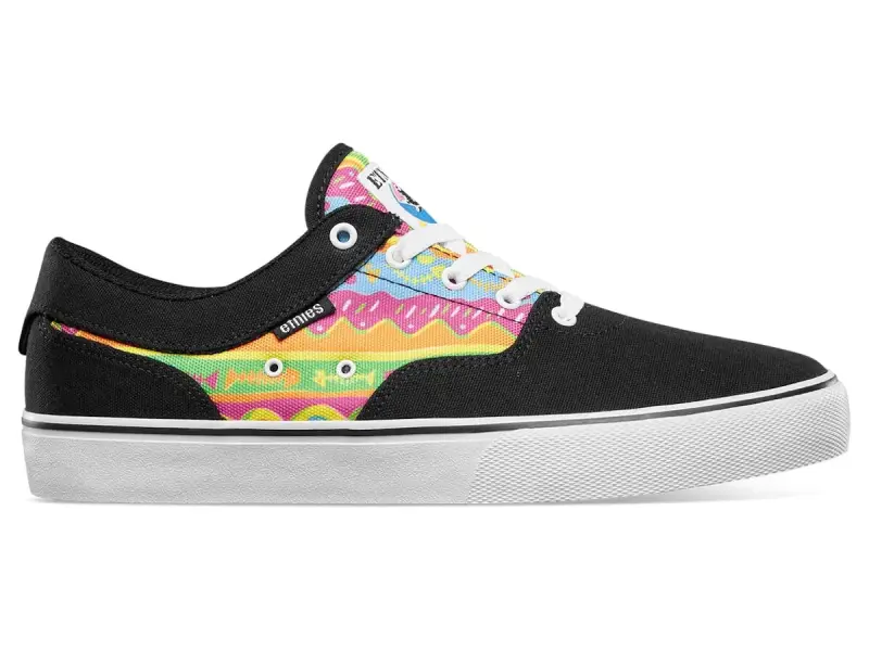 Etnies "Factor X Rebel" Shoes - Black/White/Print