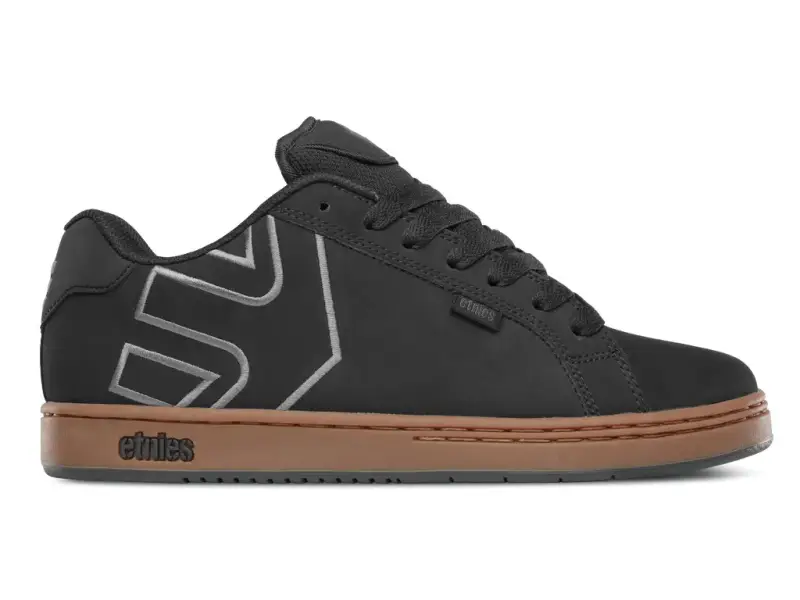 Etnies "Fader" Shoes - Black/Charcoal/Gum