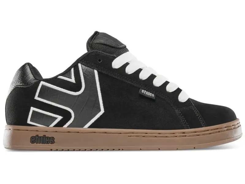 Etnies "Fader" Shoes - Black/White/Gum