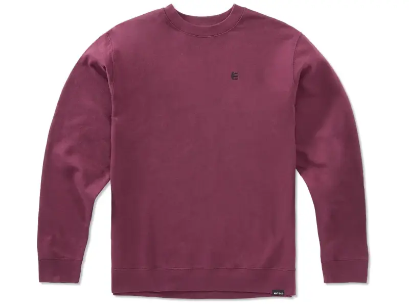 Etnies "Icon Crew" Pullover - Burgundy