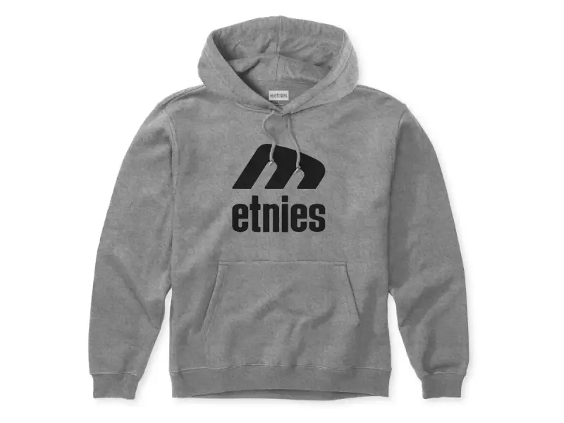 Etnies "Icon E" Hooded Pullover - Grey/Black