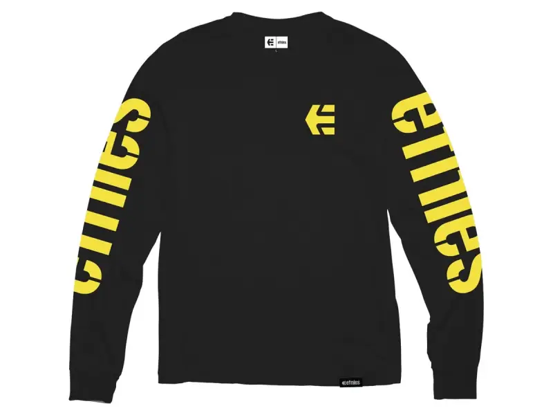 Etnies "Icon" Longsleeve - Black/Yellow